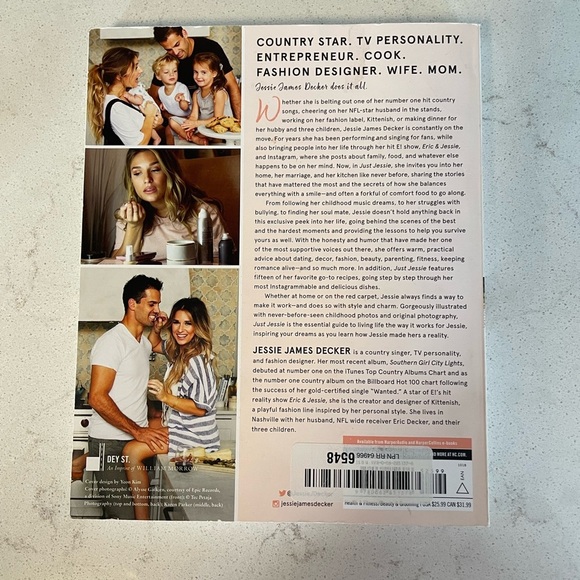 Book Just Jessie My Guide to Love, Life, Family, and Food by Jessie James Decker - Picture 2 of 5